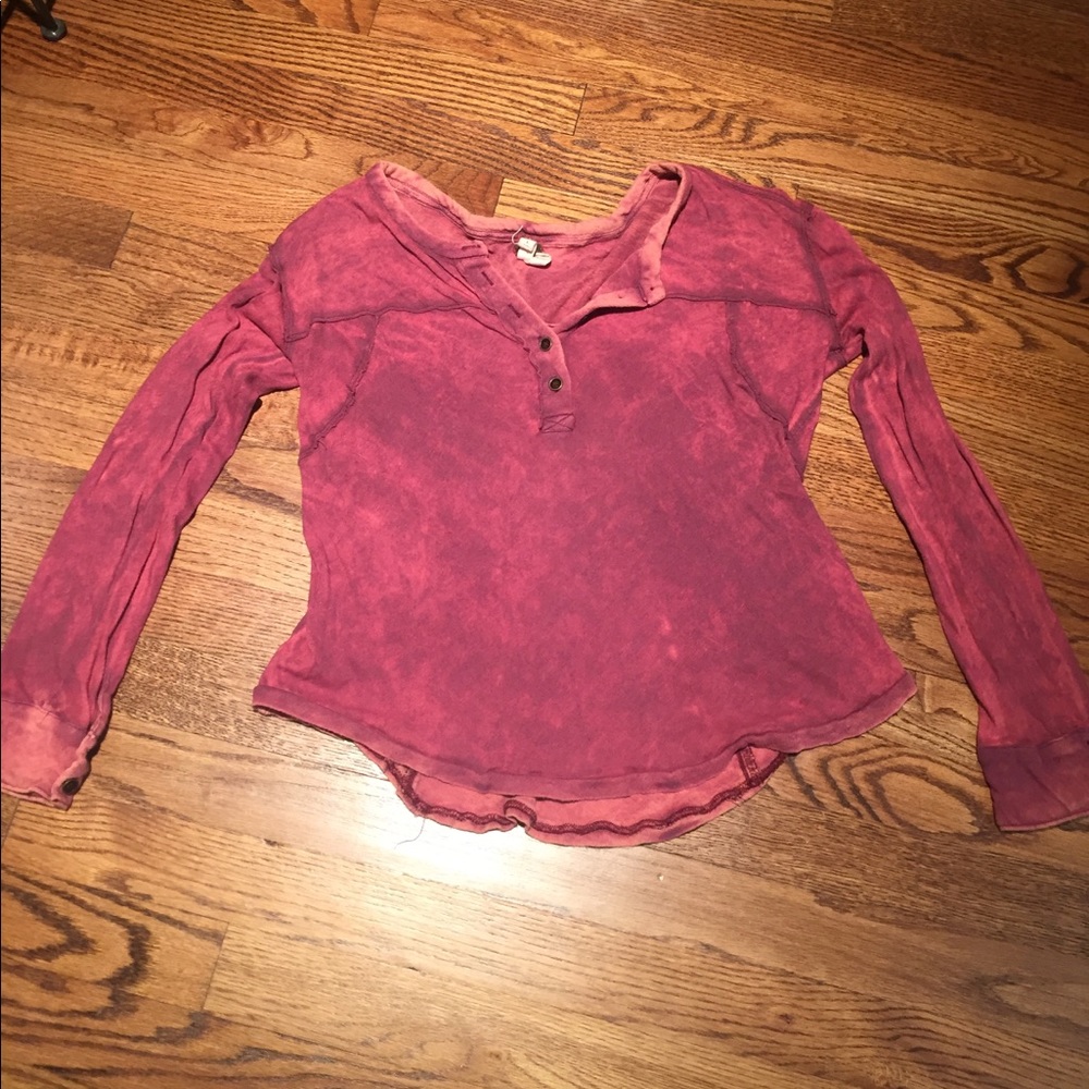 Free People, long sleeve top