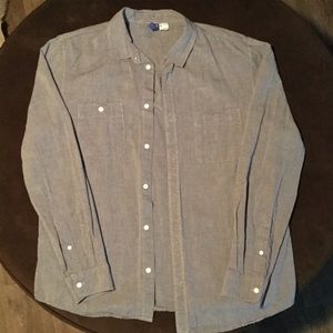 Chambray Casual Button Down