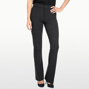 NYDJ Michelle Ponte Knit Trousers, Charcoal