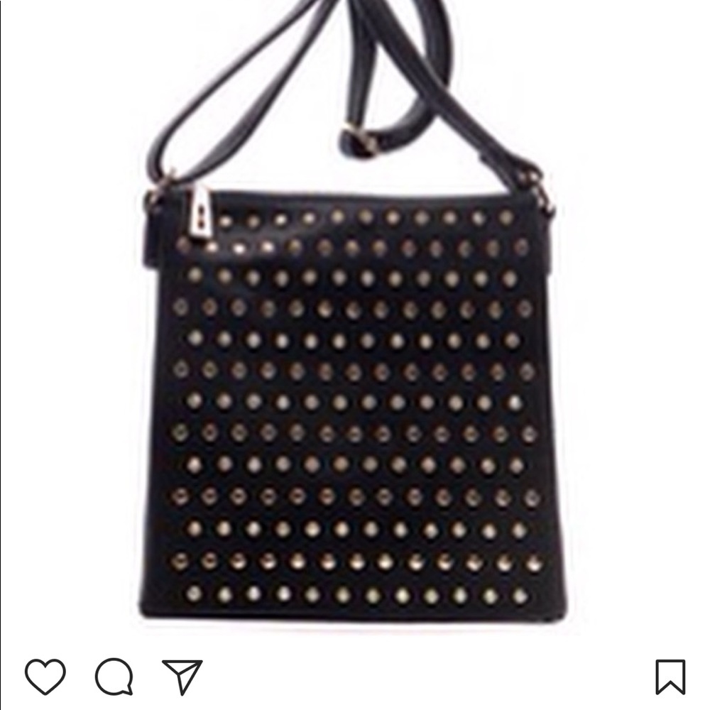 Black Dazzled Crossbody
