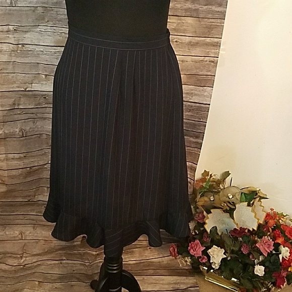 Jessica London Pinstripe Skirt Set - Picture 5 of 7