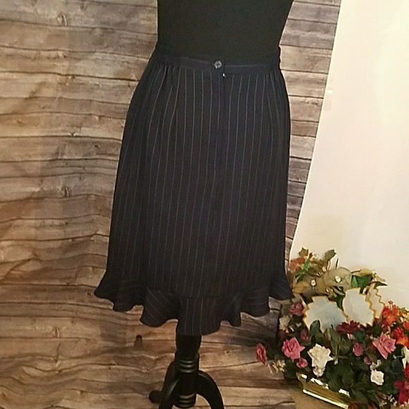 Jessica London Pinstripe Skirt Set - Picture 6 of 7