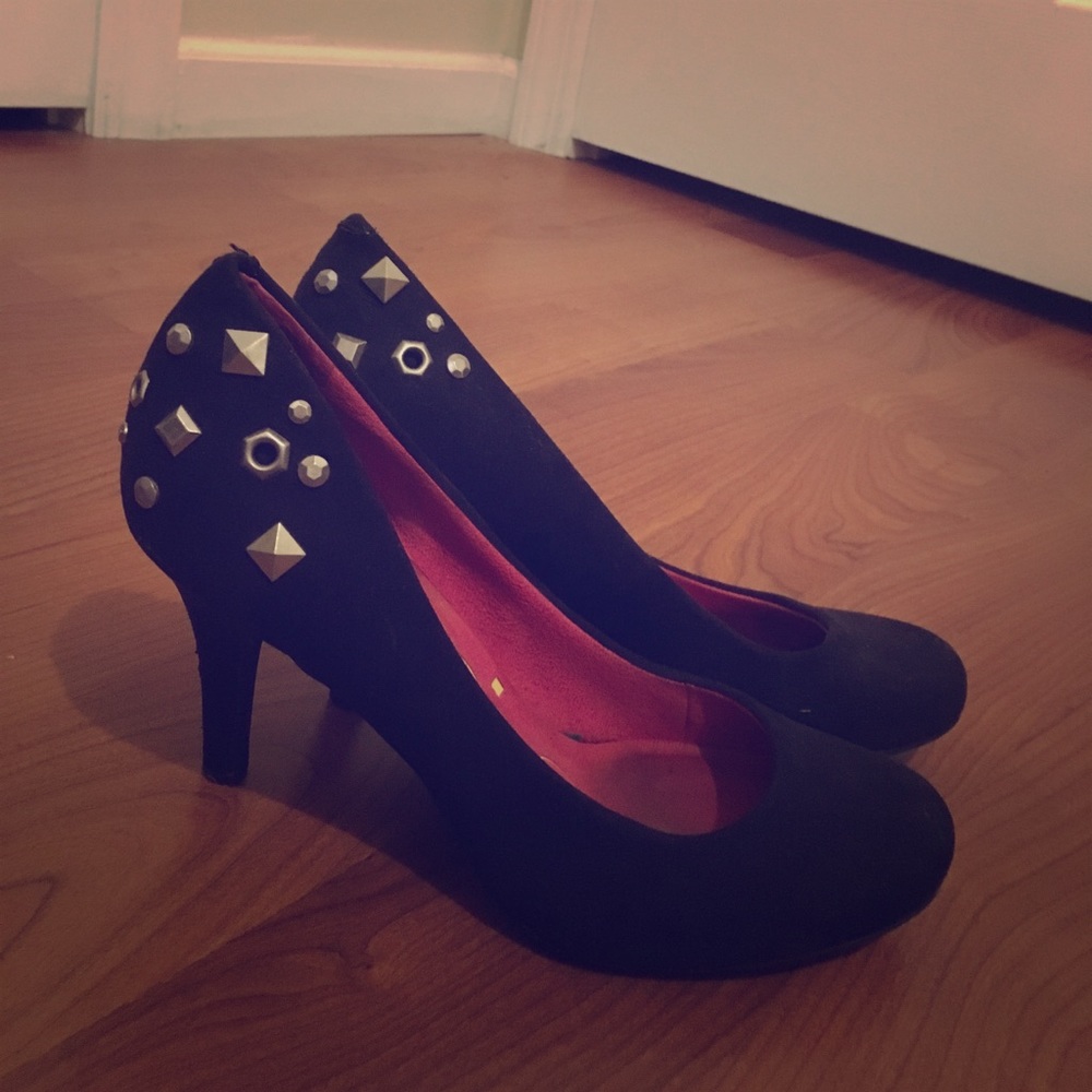 Studded heels!