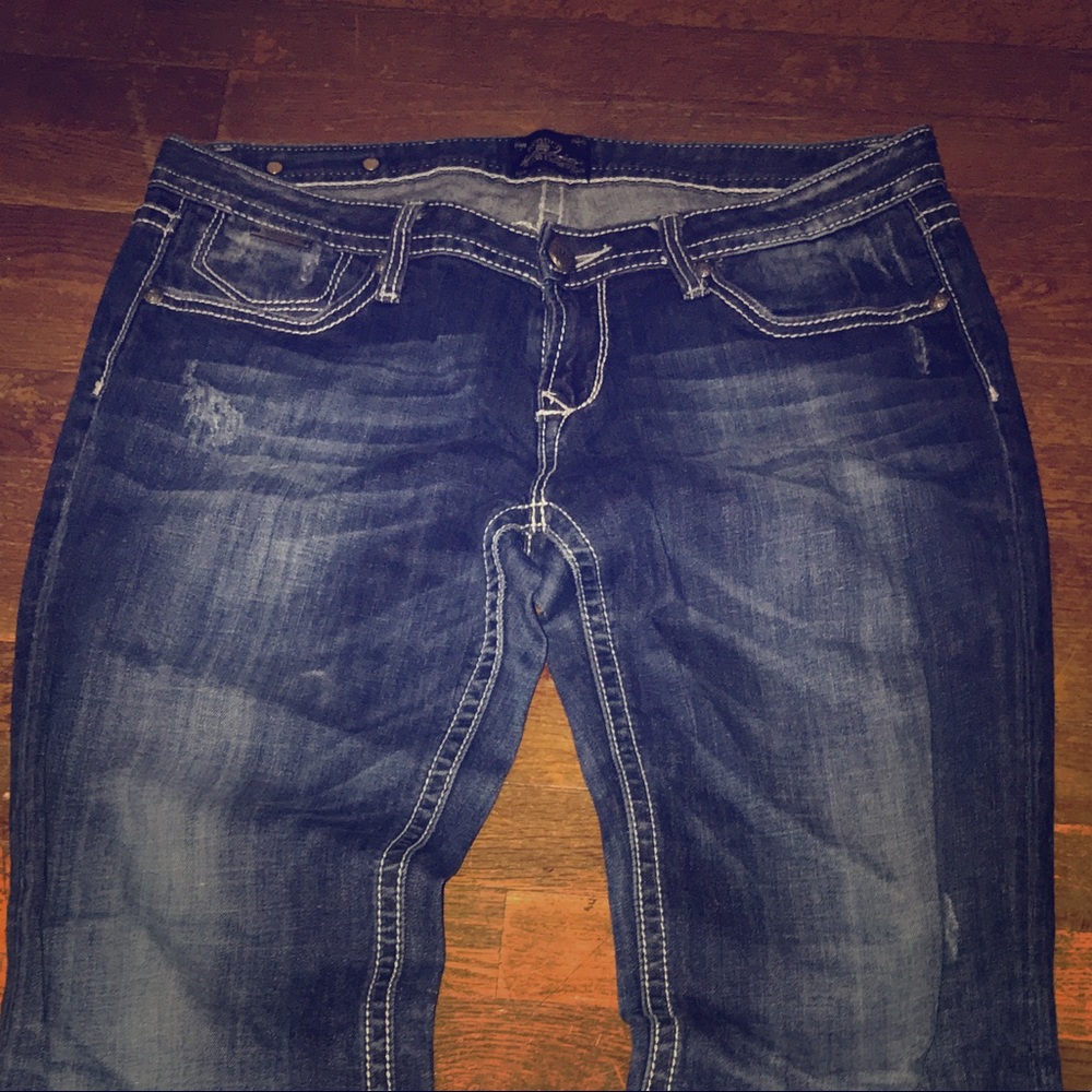 Express Rerock flare jeans