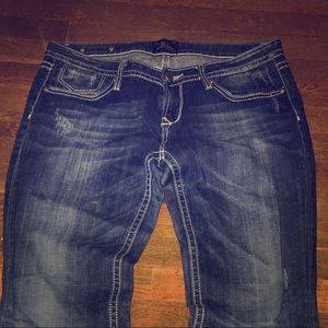 Express Rerock flare jeans