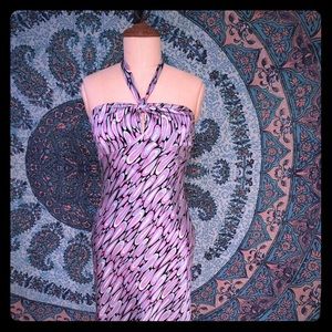 Silk Halter Dress
