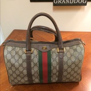 Authentic Medium Gucci Boston Bag