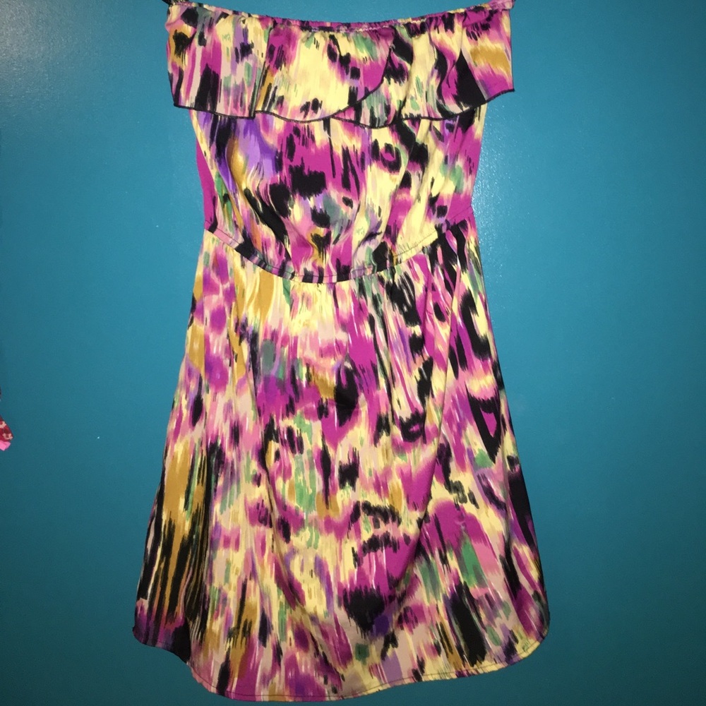 Multicolored Midi Dress