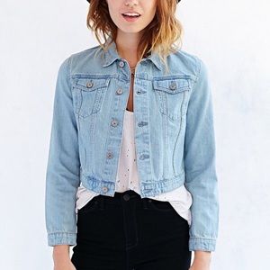 BDG Cropped Trucker Jean Jacket