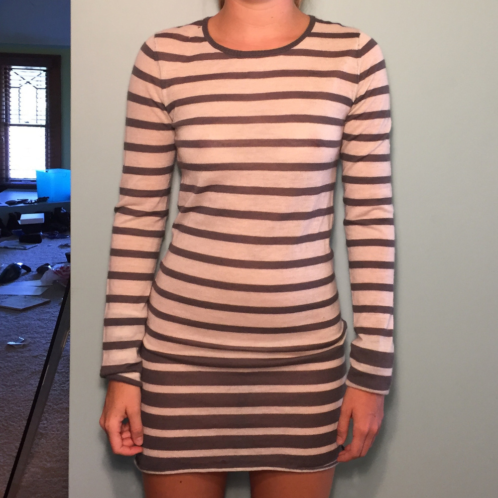 Striped Sweater Dress