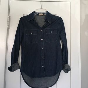 Helmut Lang Long Sleeve Denim Shirt