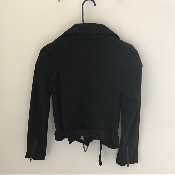 Amelia by becool Black Zipper Jacket Size Small - Picture 2 of 3