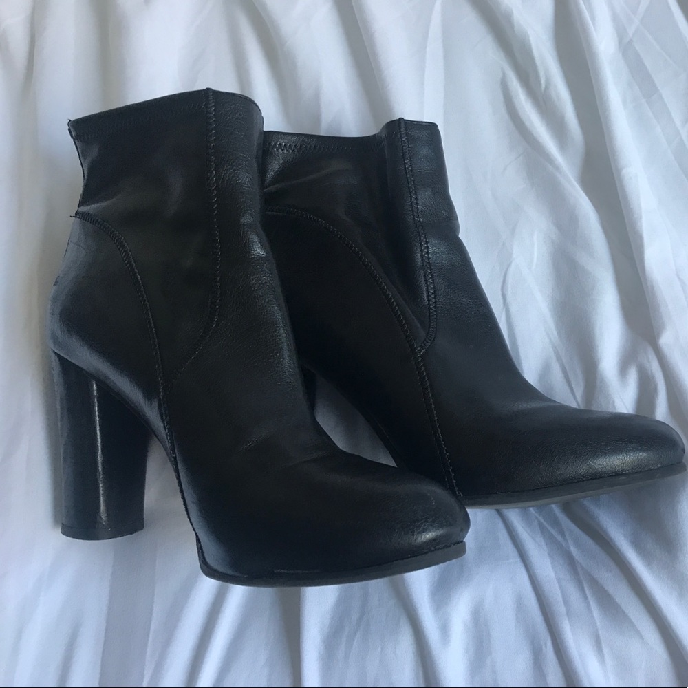 Leather Franco Sarto Booties