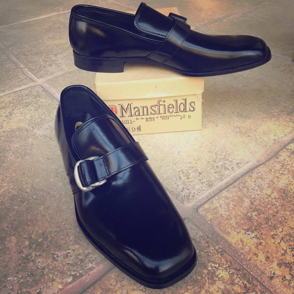 Vintage Mansfields by Bostonian NIB 10 Black