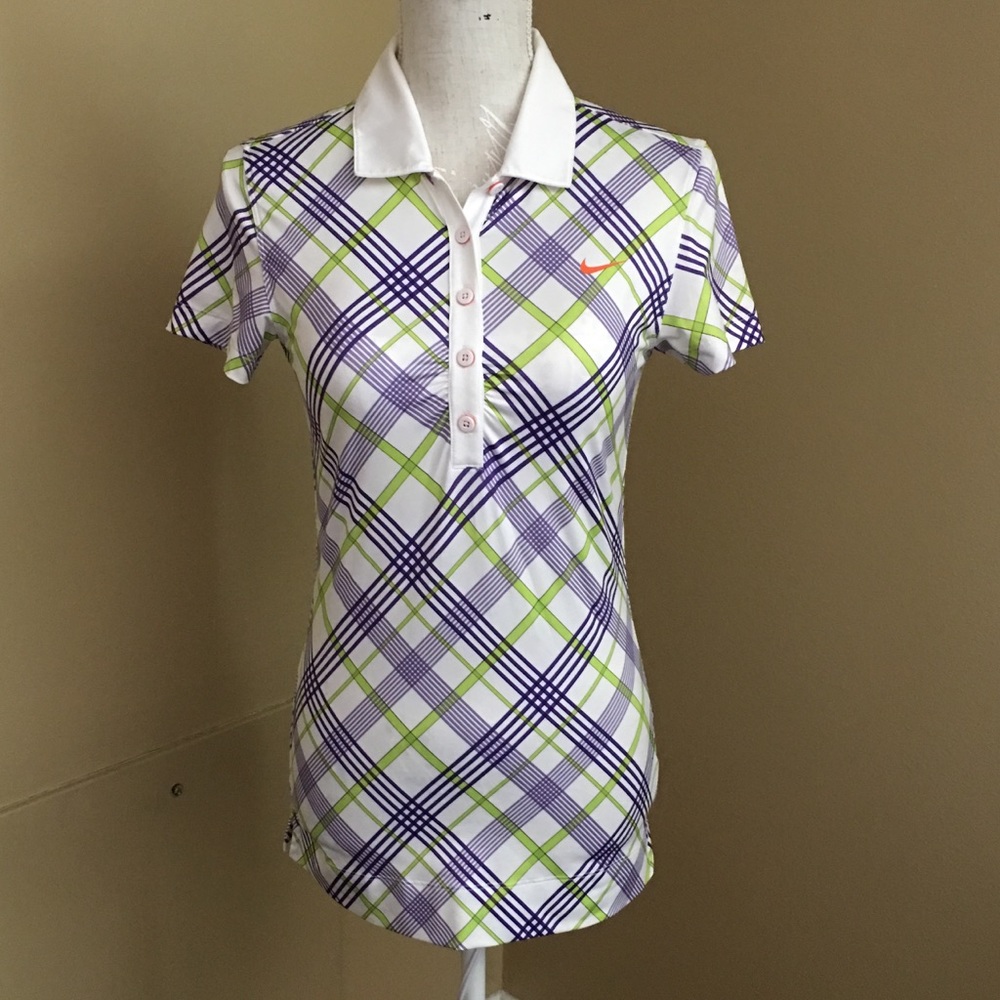 NWOT Nike Sport Novelty Golf Polo