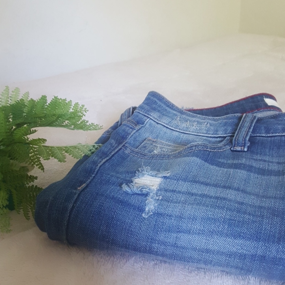 Very distressed jeans