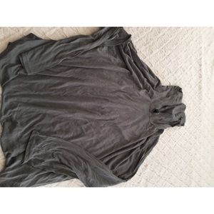 Thin olive hoodie! So cute and comfy!