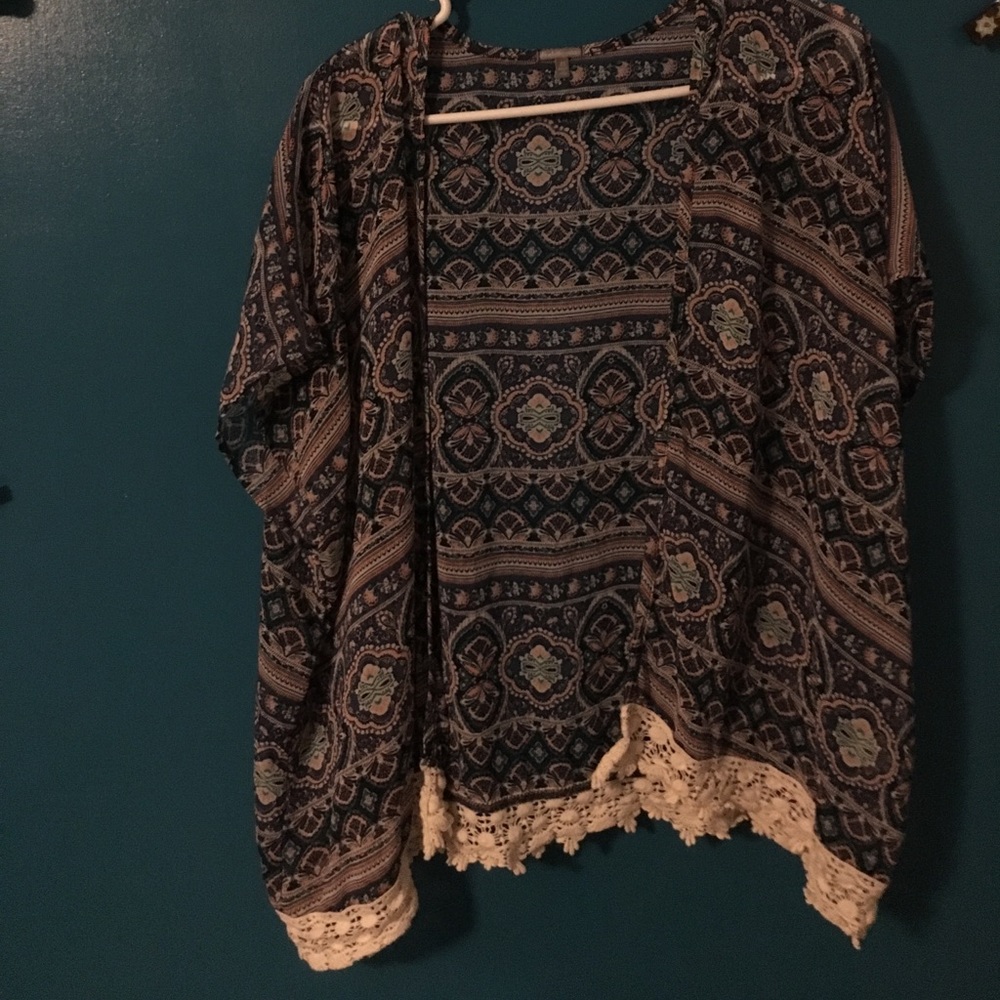 Charlotte Russe Multicolored Cardigan