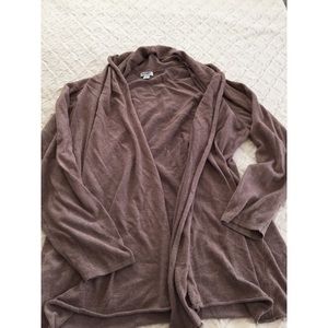 Tan colored sweater cardigan! So comfy!