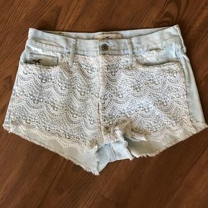 Hollister Lacey High Rise Jean Shorts