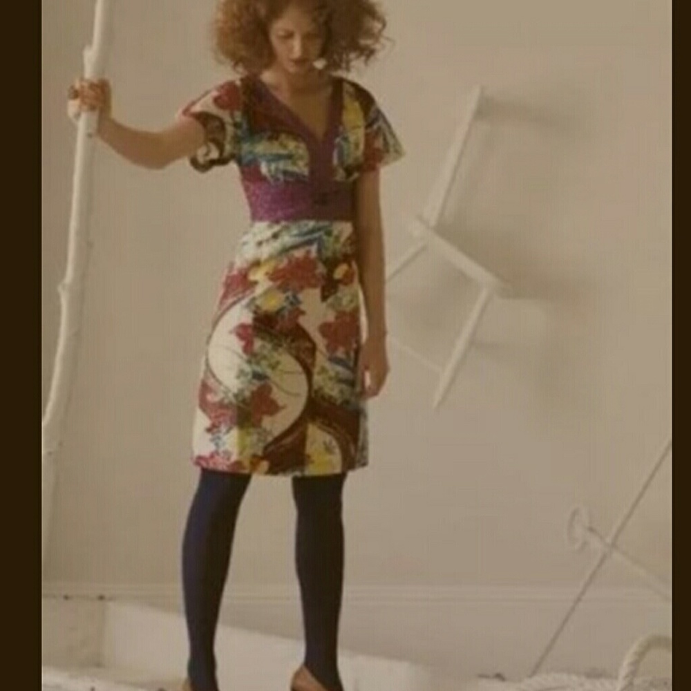 Anthropologie MAEVE OBI KIMONO DRESS SZ 2