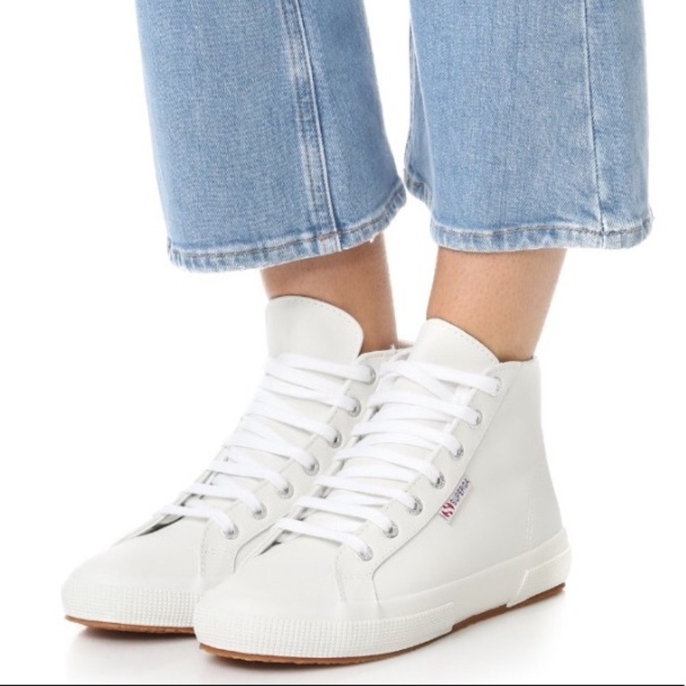 White high top supergas
