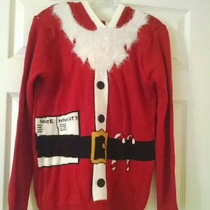 Ugly Santa Christmas sweater