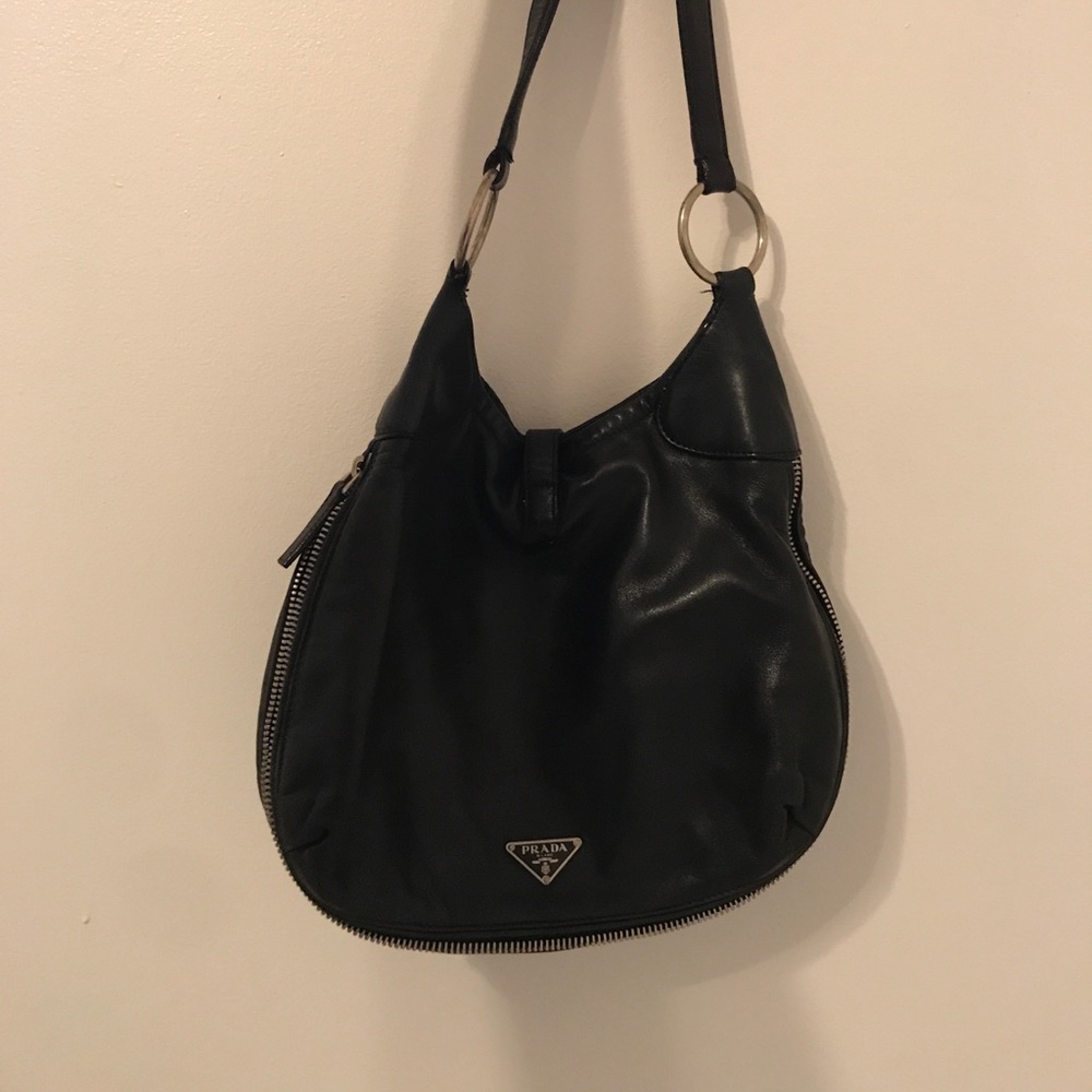 Prada leather purse