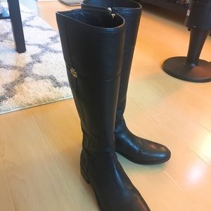 Tory Butch Jolie Riding Leather Boots