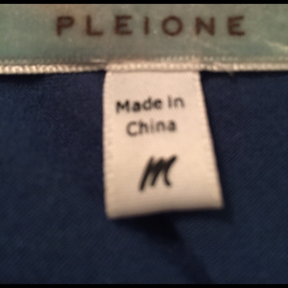 Pleione Blue & Black Sequin Top - Picture 4 of 4