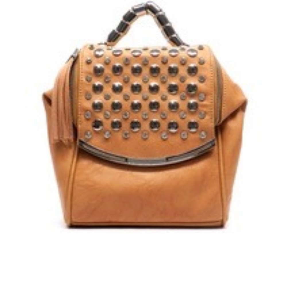 Tan Dazzled Satchel