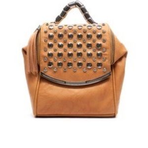 Tan Dazzled Satchel