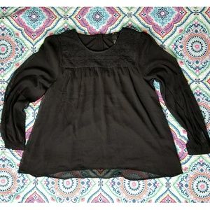 H&M Chiffon Babydoll Top