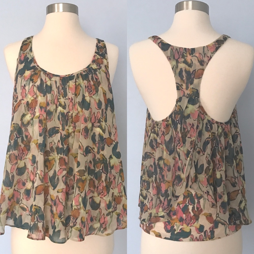 Kimchi Blue Layered Split Racerback Back Tank Top