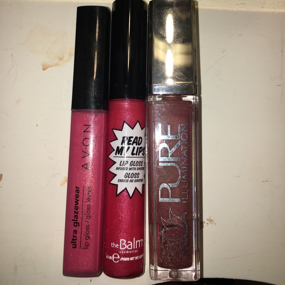 Avon, The Balm, and Pure Illumination /Lip Glosses