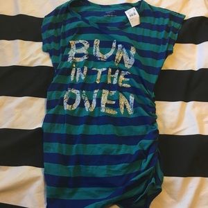"Bun in the oven" maternity shirt