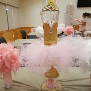 Baby shower center pieces