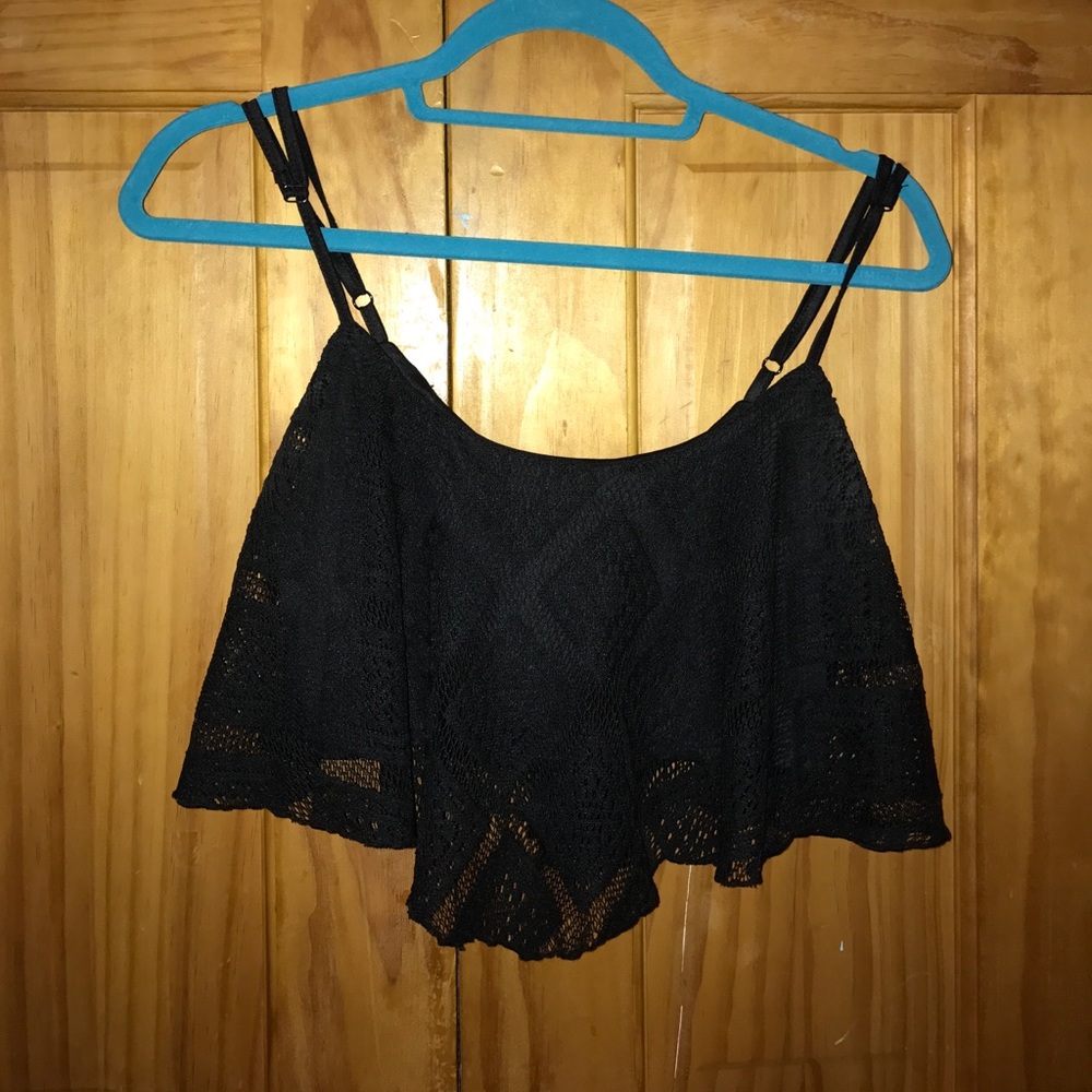 Black crop top