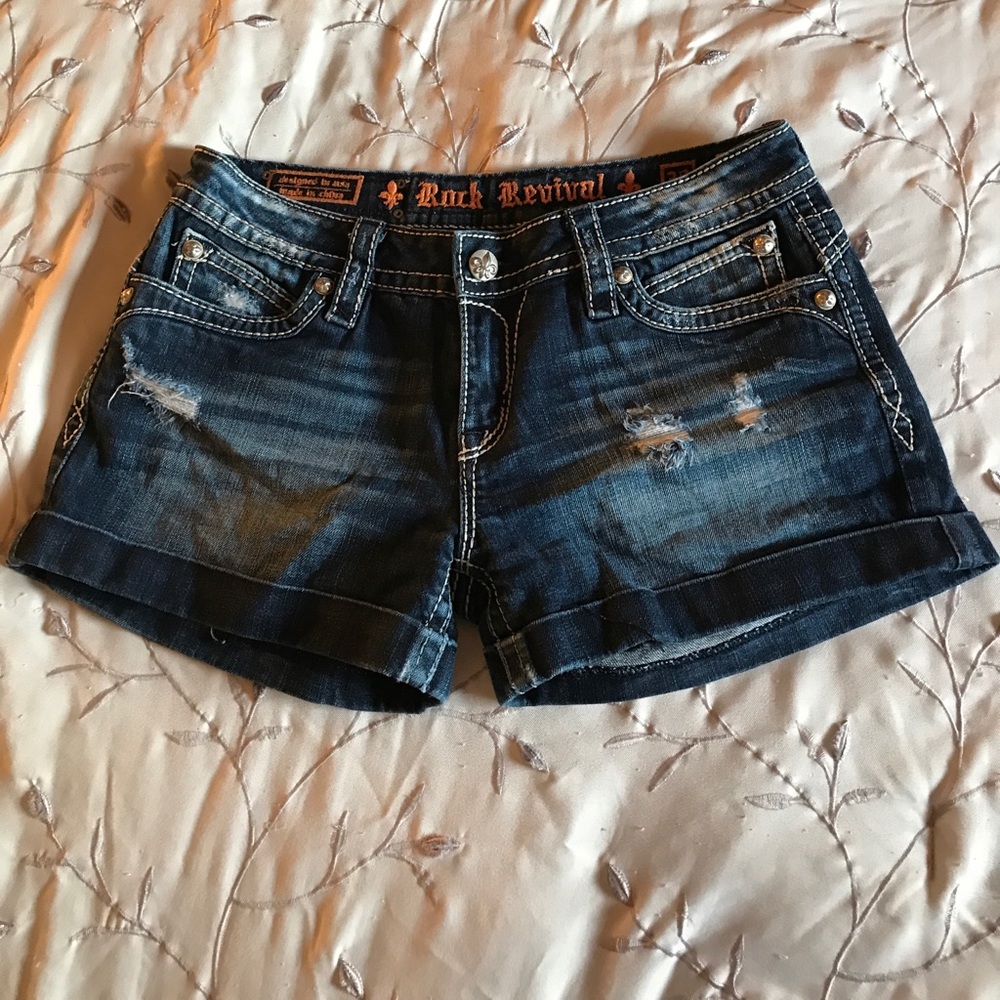 Women's rock revival shorts
