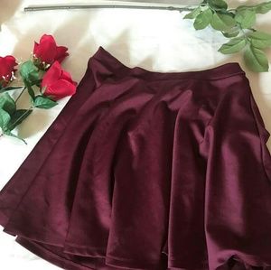 Magenta classic skater girl skirt