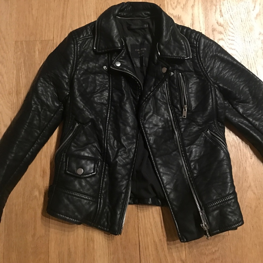 Faux  leather jacket