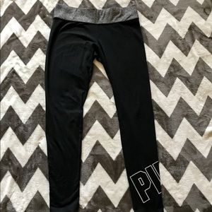 Victoria's Secret leggings w/ grey waistband