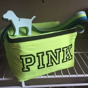 VS PINK NEON GREEN LUNCHBOX/COOLER