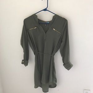 H&M Italy Olive Dress Shirt