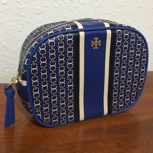 Tory Burch: Gemini Link Round Cosmetic Bag
