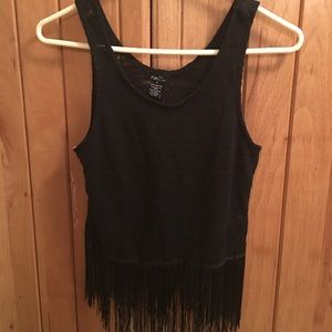 Fringy crop top!