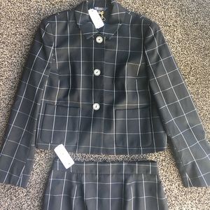 Brooks Brothers 2 Jacket 0 Skirt Gabardine NWT