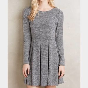 Anthropologie Piper grey sweater dress