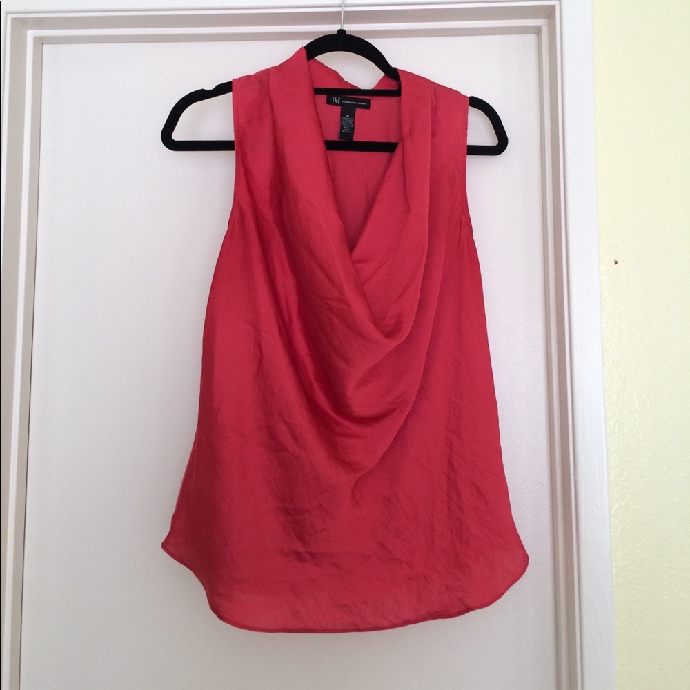 Coral coloured blouse