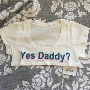Yes daddy? Rave crop top